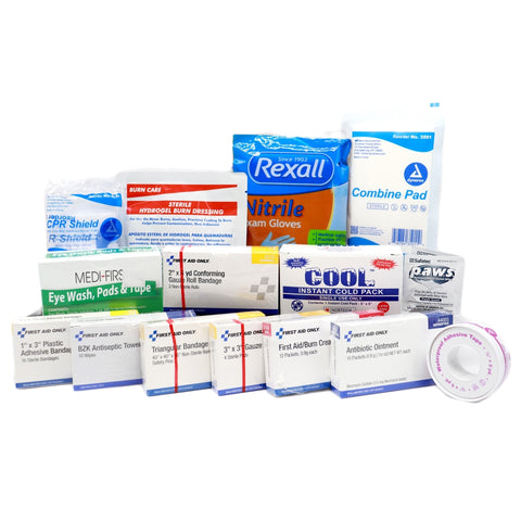 25 Person Metal First Aid Kit Refill
